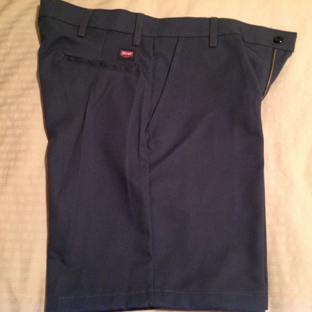 Red Kap Men's Work Shorts Dark Gray Size 36 NWT